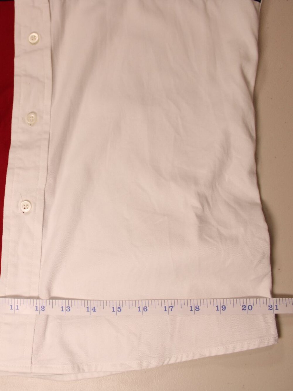 Wrangler Western Texas Flag Color Block Button Down Long Sleeve Shirt - Picture 7 of 12